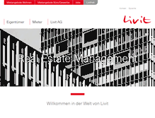 Tablet Screenshot of livit.ch
